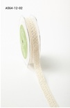 Мереживо наліпок на основі May Arts - Adhesive Crochet Ribbon, колір слонової кістки, 1,2см, 90 см, 90 см