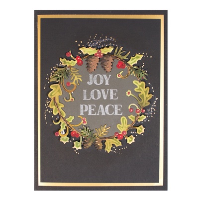 Нож для вырубки от Spellbinders - Holly Berry Wreath