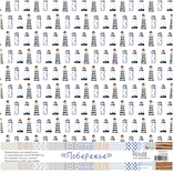 Набор бумаги от Polkadot - "Побережье", 30.5х30.5 см