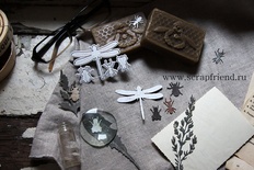 Набір ножів для вирубки від Scrapfriend - Комахи, 4 штуки