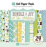 Набор бумаги от Echo Park - Bundle of Joy - A New Addition Boy, 15x15 см, 24 шт