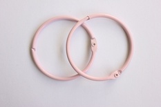 Кольца для альбомов от ScrapBerry's, 2 шт., розовые, 50 мм.