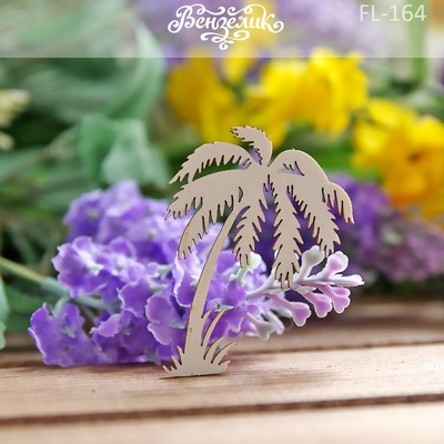 Чипборд від Вензелик - Пальма 01, розмір: 40x50 мм