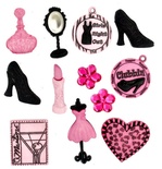 Набір декоративних ґудзиків Dress It Up - Girl's Night Out