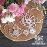 Ніж для вирубки "Півонії" Cu_F_009, TM ScrapBox