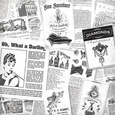 Двусторонний лист скрапбумаги Authentique - Classique Elegant - Elegant Four, 30х30 см