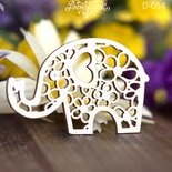 Чипборд від Вензелик - Слоник 02, 51*32 мм