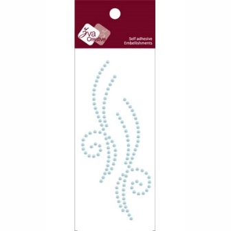 Прикраса з перлинок від Zva Creative - Flourishes - soft blue pearl, колір блакитний