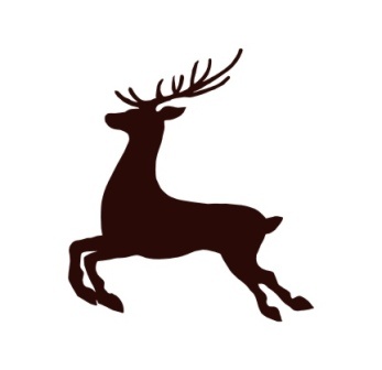 Акриловый штамп Christmas Stamp SR016 Олень, размер 2,4 * 2,6 см