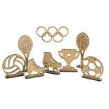 3D Заготовка фігурки для оформлення шедоубоксу №66, ТМ Фабрика Декору