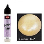 Краска-гель от  Viva-decor "Эффект жемчуга", цвет перламутровый кремовый, 25мл.