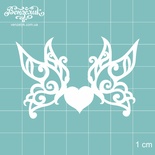 Чипборд від Вензелик - Пара метеликів 02, розмір: 56x37 мм