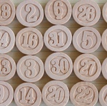 Деревʼяні цифри від Maya Road - Calendar Numbers, 31 шт.