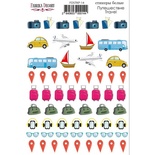 Набір наліпок для планерів подорожі 14, ТМ Фабрика Декору