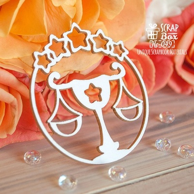 Чипборд ScrapBox - Зодіак Вага Hc-049