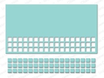 Ніж для вирубки від Impression Obsession - Square Cutout Border