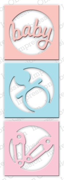 Ножи от Impression Obsession - Circle Baby Cutout Set