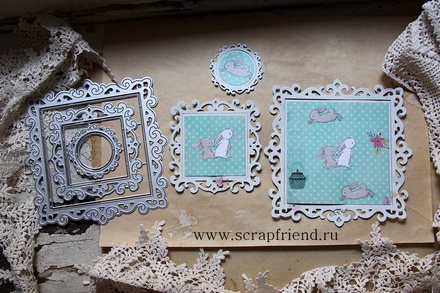 Набор ножей для вырубки от Scrapfriend - Сибилла, 6 штук