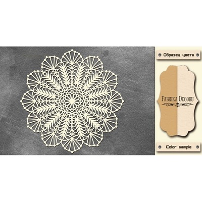 Набір чіпбордів TM Fabrika Decoru FDCH - 226, колір молочний, крафт