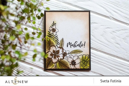 Набор штампов от Altenew - Totally Tropical