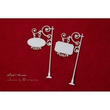 Чипборд Scrapiniec - Рамки-вывески Park Avenue 0102, 2 штуки