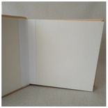 Заготовка для альбому в м'якій обкладинці (сіро - бузковий) 10 аркушів, розмiр 20*20 см з пивного картонуʼ