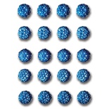 Прикраса Queen & Co - Twinkle Goosebumps - Light Blue, 20 штук