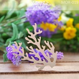 Чипборд от Вензелик - Коралл 03, размер:  57x70 мм