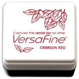 Пігментне чорнило швидкосохнуче Tsukineko - VersaFine 1in Cube Pads Crimson Red