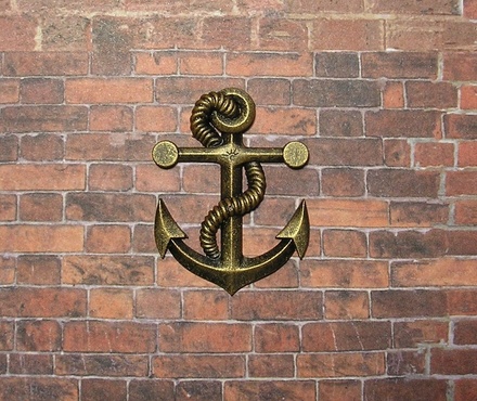 Пластикова прикраса Якір під метал від E.В.A., 45x30м