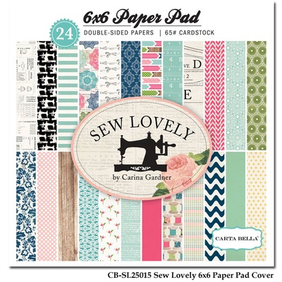 Набор скрапбумаги Carta Bella - Sew Lovely, 15х15 см