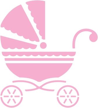 Ножі для вирубки від Cheery Lynn Designs - Baby Carriage - B303