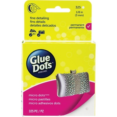Клейові краплі Glue Dots - Micro - Roll, 325шт.ук, 3 мм, у рулоні, 34700