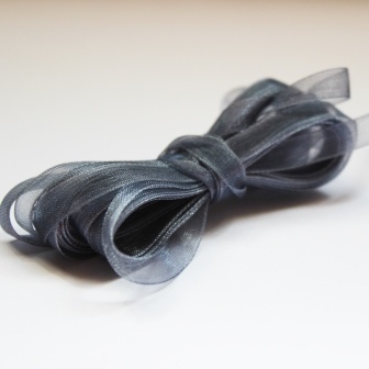 Стрічка з Бавовна Gray, 6мм, колір сірий, 5 м