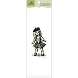 Акриловый штамп Lesia Zgharda D043 Кукла, размер 2,8х5,5 см.