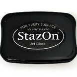 Перманентные чернила Tsukineko - StazOn Pads Jet Black