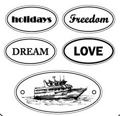 Деревʼяні фішки з гравіюванням №1 від ScrapBerryʼs - Курортний Роман