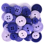 Набір декоративних ґудзиків Dress It Up - Purple