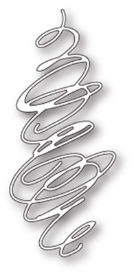 Ніж для вирубки від Poppystamps - Scribble Flourish