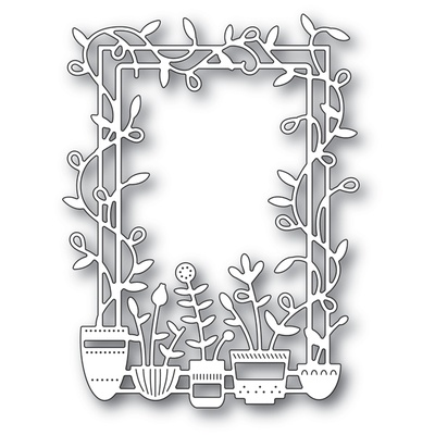 Штампи від Memory Box - Spring Pots Frame