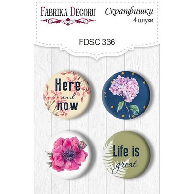 Набор скрапфишек ТМ Фабрика Декора из 4 шт № 336