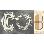 Чипборд Фабрика Декору - FDCH-148, колір молочний, крафт