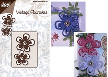 Лезвие Vintage Flourishes Die - Flowers