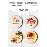 Набор скрапфишек Фабрика Декору из 4 шт FDSC 071