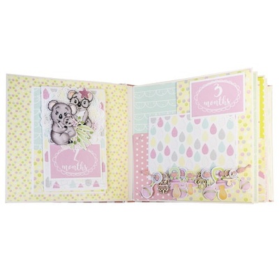 Набір для виготовлення дитячого фотоальбому Puffy Fluffy girl 003, ТМ Фабрика Декору