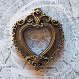 Гіпсова рамка "Серце" під античне золото від E.В.A., 5,8x7cm, 1 шт.