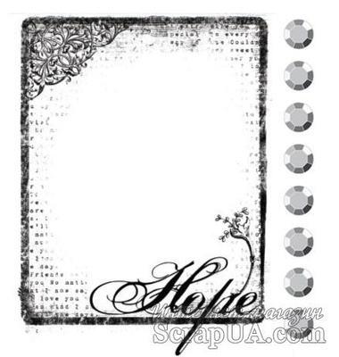 Силіконоий штамп від компанії Prima - Hope