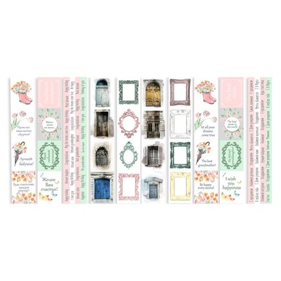 Набір смужок з картинками для декорування Scent of spring, ТМ Фабрика Декору