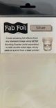 Фольга для эмбоссинга Wow Fab Foil - Bright Silver