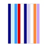 Набір смужок паперу для квілінгу, 8 кольорів, 1,5х295 мм, 80 г/м², 200 шт.